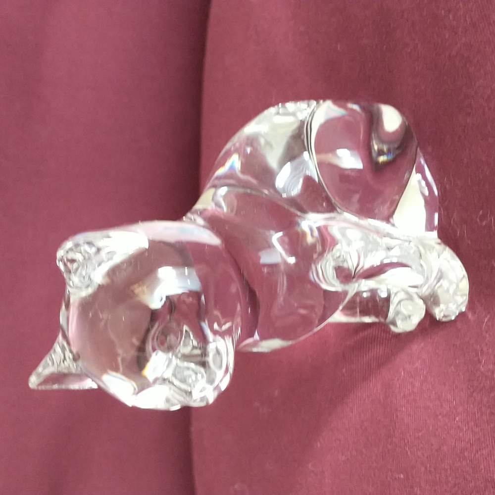 Princess House Lead Crystal Cat